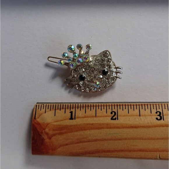 Hello kitty rhinestones hair clip - Picture 2 of 6